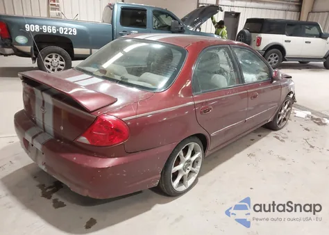 2003 Kia Spectra Ls from USA, damaged, VIN KNAFB121635267325